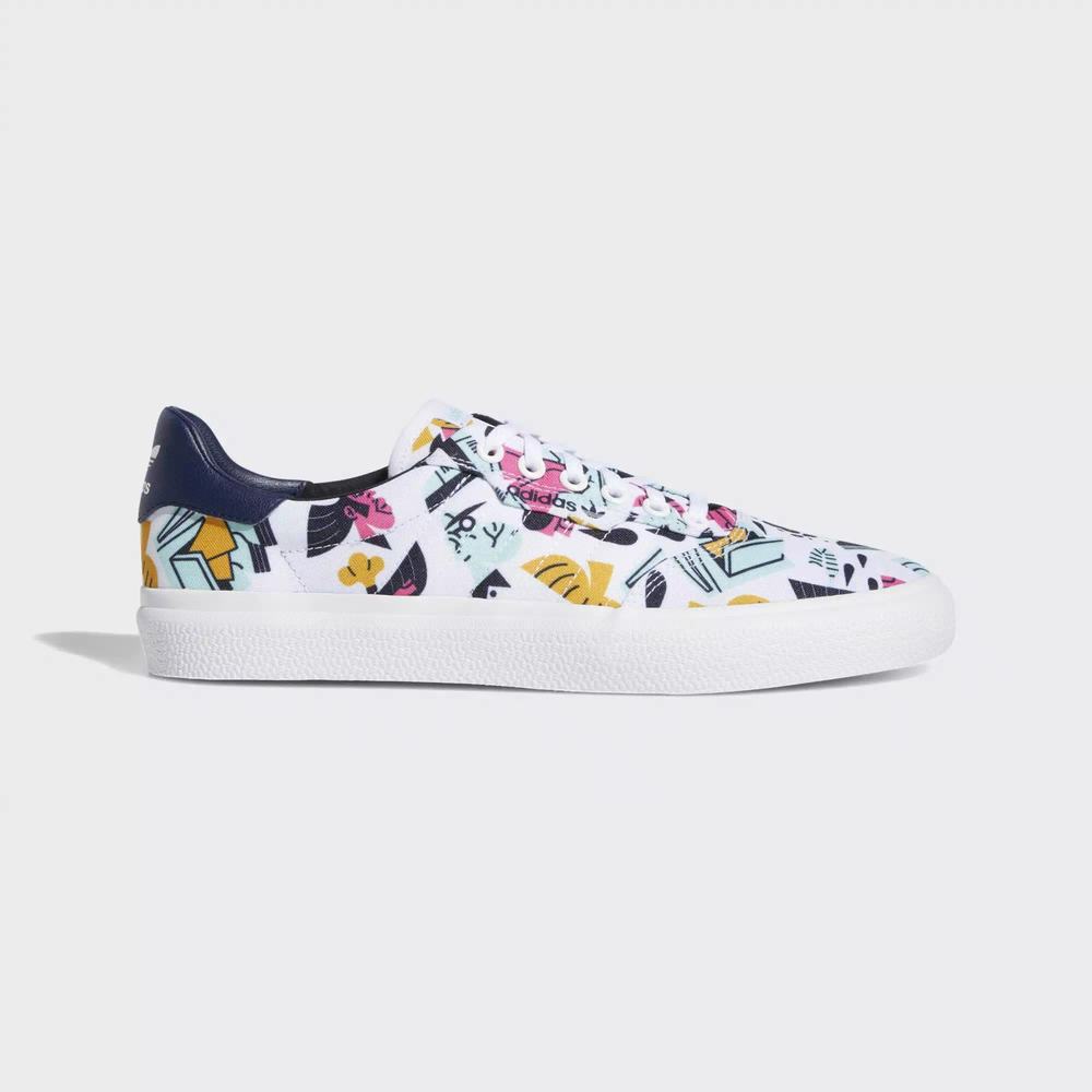 Adidas 3MC VULC Tenis Blancos Para Hombre (MX-91379)